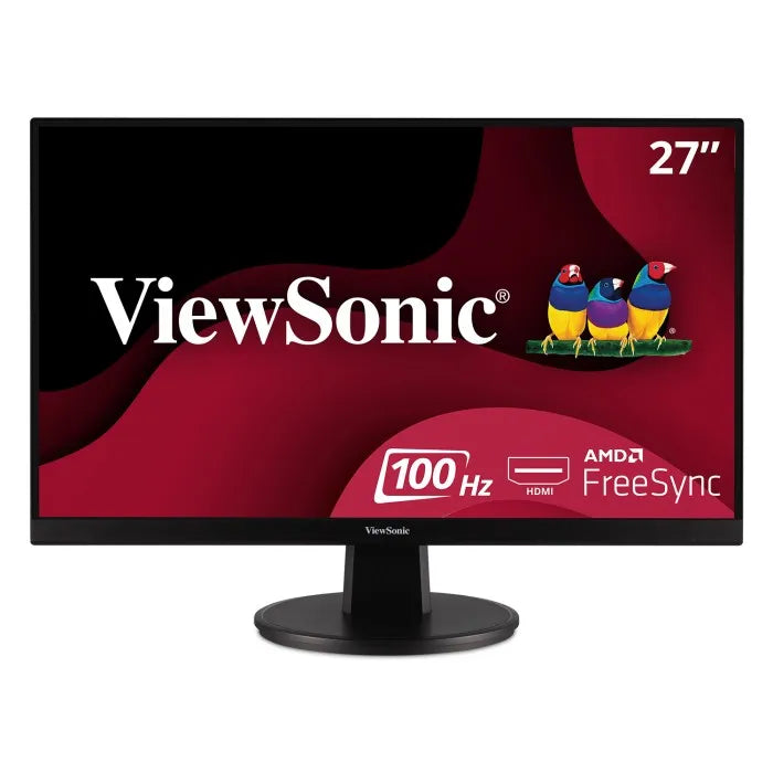 ViewSonic VA2747-MH 27 Inch Full HD 1080p Monitor with FreeSync, 100Hz, Ultra-Thin Bezel, Eye Care, HDMI, VGA Inputs for Home and Office