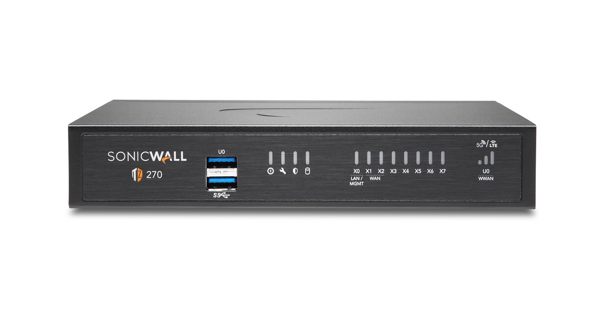 SonicWall TZ270 Firewall - Appliance Only - 02-SSC-2821